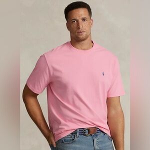 POLO RALPH LAUREN PINK CREWNECK CLASSIC FIT TSHIRT Sz. 2XB. CASUAL WEAR